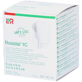 Rosidal® 1C 3-in-1 Kurzzugbinde 8 cm x 6 m