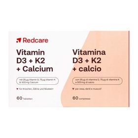 Redcare Vitamin D3, K2 und Calcium