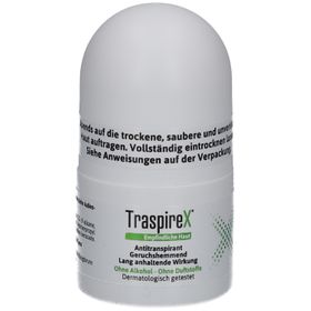 TraspireX® Deo-Roller für empfindliche Haut ohne Alkohol und Duftstoffe