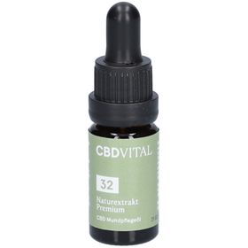 CBD VITAL CBD Öl 32% - Naturextrakt Premium - Vollspektrum CBD Tropfen - Hanföl in Apothekenqualität