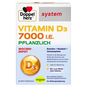 Doppelherz system VITAMIN D3 7000 I.E. PFLANZLICH