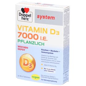 Doppelherz system VITAMIN D3 7000 I.E. PFLANZLICH