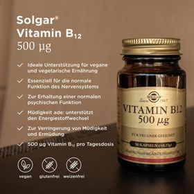 Solgar Vitamin B12 500 µg Kapseln