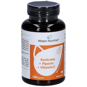 Kurkuma 95% Curcumin + Piperin + Vitamin C vegan R(h)ein Nutrition