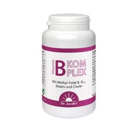 Dr. Jacob’s Vitamin-B-Komplex B6 B12 Methyl-Folat (5-MTHF) Betain Cholin