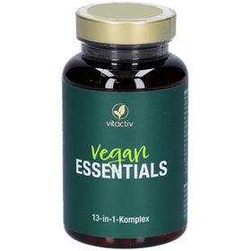 vitactiv Vegan Essentials 13-in-1-Komplex Kapseln mit Vitaminen und Mineralstoffen