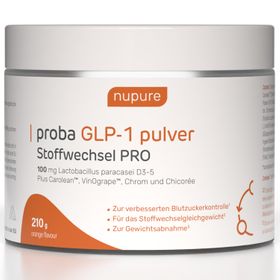 Nupure Proba GLP-1 Stoffwechsel PRO Pulver - Hormonfreie Unterstützung für einen normalen Metabolismus und Blutzuckerspiegel
