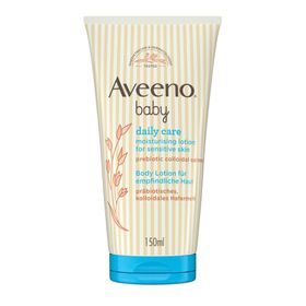 Aveeno® baby Daily Care Body Lotion - Sanfte Pflege für Babys bei trockener und gereizter Haut- Jetzt 20% sparen mit Code "20aveeno"