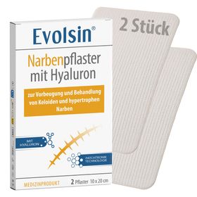 Evolsin Narbenpflaster mit Hyaluron & Patchtronik