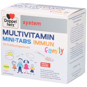 Doppelherz® system MULTIVITAMIN MINI-TABS Family mit Multivitamingeschmack