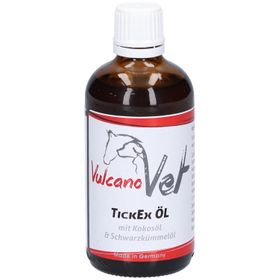 VulcanoVet TickEx Öl mit Kokosöl & Schwarzkümmelöl