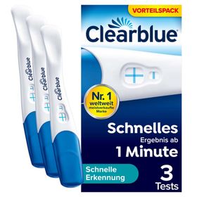 Clearblue Schwangerschaftstest schnelle Erkennung