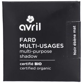 Avril - Zertifizierter Bio-Lidschatten - Noir Ébène Mat