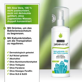 ZUCCARI [aloevera]2 flüssiger Kristall Deo 48h
