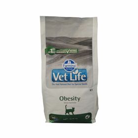 Trockenfutter Farmina VetLife Obesity - Katze Adult