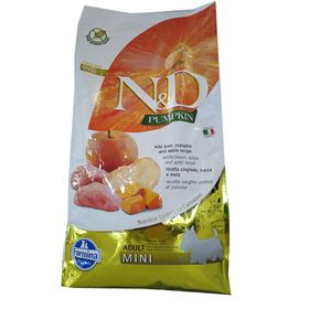 Farmina N&D Pumpkin - Wildschwein & Apfel - Trockenfutter Hund Adult Mini