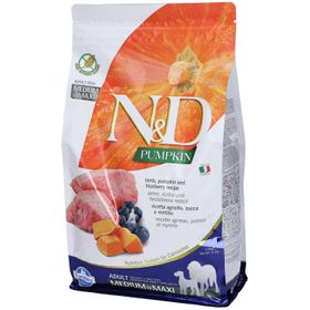 Farmina N&D Pumpkin - Trockenfutter Hund Adult Medium Maxi - Lamm Kürbis Heidelbeere