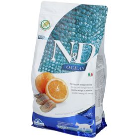 Trockenfutter Farmina N&D Ocean Hering & Kürbis - Katze Adult