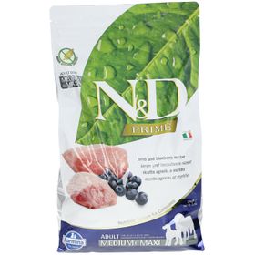 Trockenfutter Farmina N&D Prime - Hund Adult Medium Maxi - Lamm & Heidelbeere