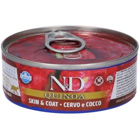 Nassfutter Farmina N&D Quinoa Skin & Coat - Hirsch & Kokosnuss - Katze Adult