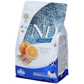 Trockenfutter Hund Farmina N&D Ocean - Adult Mini - Hering & Orange