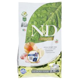Trockenfutter Farmina N&D Prime - Hund Adult Medium Maxi - Wildschwein & Apfel