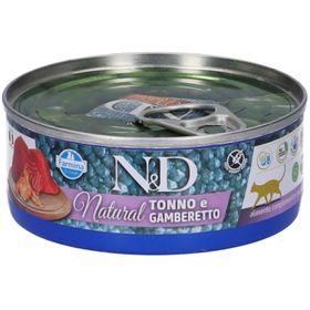 Nassfutter Farmina N&D Natural - Katze Adult - Thunfisch & Garnele