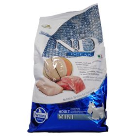 Trockenfutter Hund Farmina N&D Ocean - Adult Mini - Lachs Kabeljau Melone