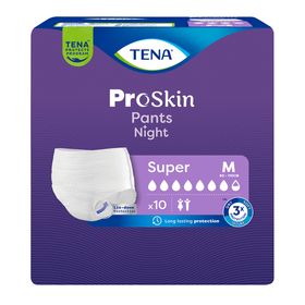 TENA PANTS NIGHT SUPER M 10PZ