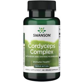 SWANSON Cordyceps-Komplex mit Reishi und Shiitake-Pilzen