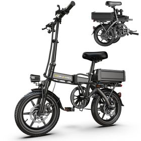 SOHAMO A4 Mini Faltbares E-Bike, 48V 12A Akku, 14 Zoll