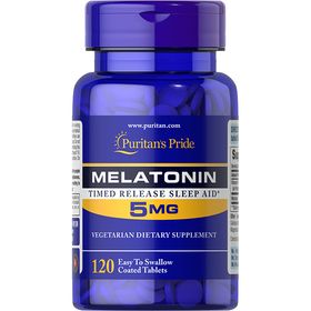 Puritan's Pride Melatonin 5 mg mit Vitamin B-6