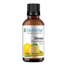 Bioherba Zitrone  Citrus limon L.  Tropfen  Tinktur Extrakt
