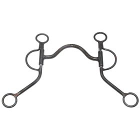 AMKA Training Snaffle Westerntrense Westerngebiss mit Kupfereinlage, 12,5 cm