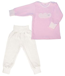 iobio Pyjama Nicky Bio-BW Wolke rosa 110/116