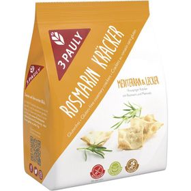 3 Pauly Rosmarin Kräcker glutenfrei