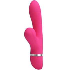 Rabbitvibrator "Willow" mit Druckwellenfunktion | 7 Vibrationsmodi | Pretty Love