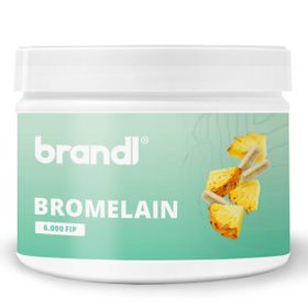 Bromelain hochdosiert – 6.000 FIP aus Ananas | brandl® Enzym-Komplex für Sportler | 60 Kapseln