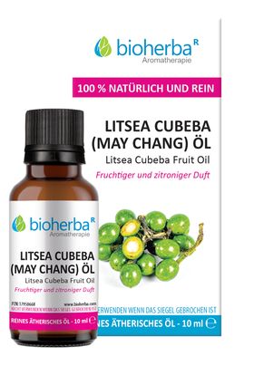 Bioherba Ätherisches reines Litsea-Cubeba-Öl (May Chang)