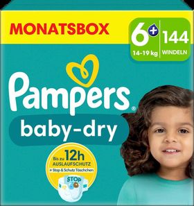 Pampers Baby Dry Gr.6+ XL 14-19kg MonatsBox