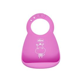 Chicco Silikon-Lätzchen rosa
