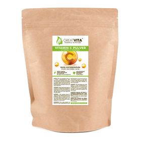 GreatVita Vitamin C Pulver 400g, reine Ascorbinsäure
