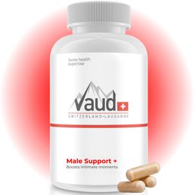 Vaud® Male Support – Natürliches Potenzmittel für Männer – Alternative zu Viagra Kamagra – L-Arginin