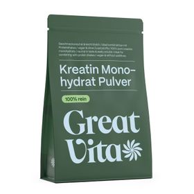 GreatVita Kreatin Monohydrat Pulver