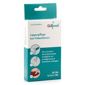 CLICswab® Lippenpflege bei Fieberblasen