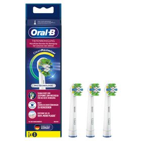 Oral-B - Aufsteckbürsten "Tiefenreinigung Clean Maximizer" in Weiß