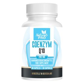 Natural Pro | Coenzym Q10 200mg HOCHDOSIERT pro Kapsel