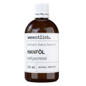 Hanföl kaltgepresst von wesentlich.