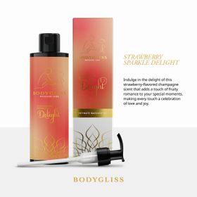 BodyGliss Massageöl Erdbeere & Champagner
