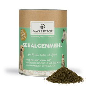 PAWS&PATCH SEEALGENMEHL für Hunde, Katzen und Pferde